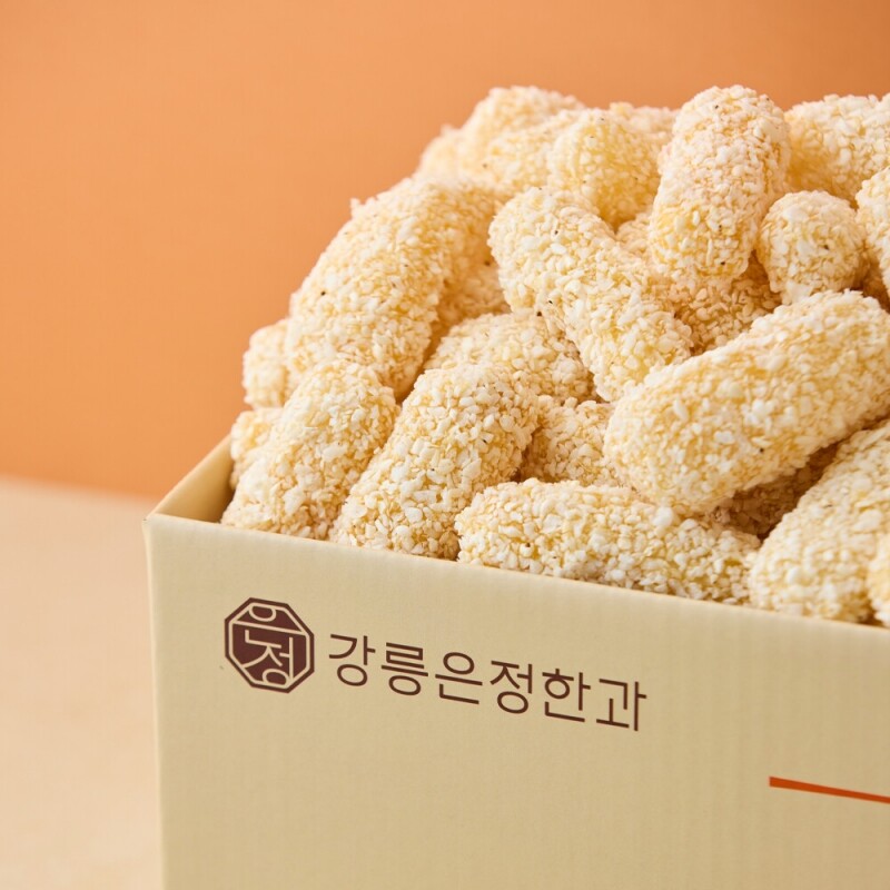 사임당에프앤비,강릉은정한과 (강정)못난이한과 1.2kg(600gX2봉) (대용량 간식 유과 명절선물 파지한과)