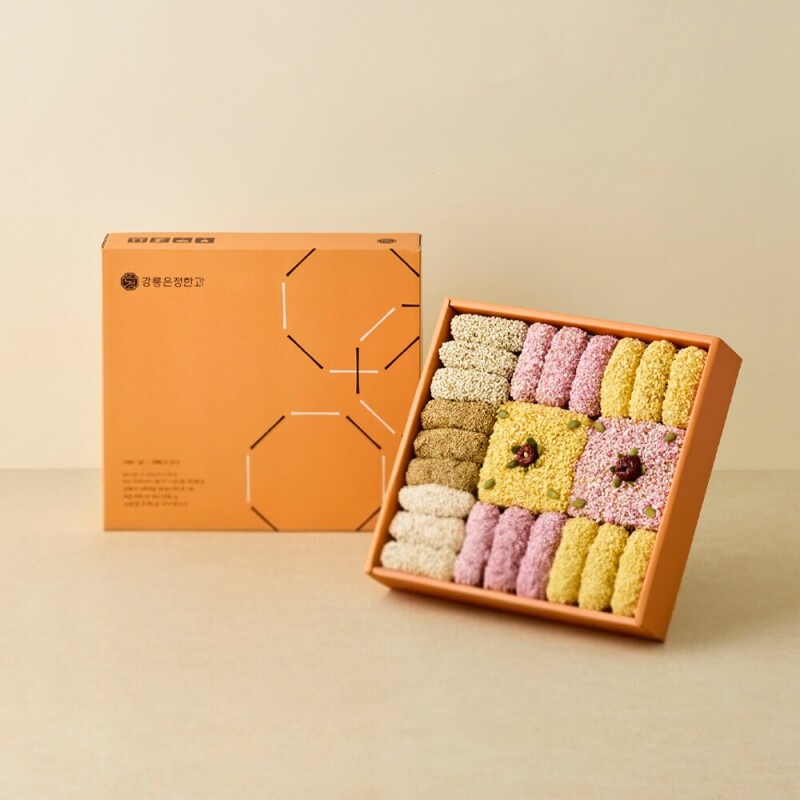 사임당에프앤비,강릉은정한과 정담화 2호 선물세트 수제 한과 전통과자 명절 설날 추석 부모님 상견례선물