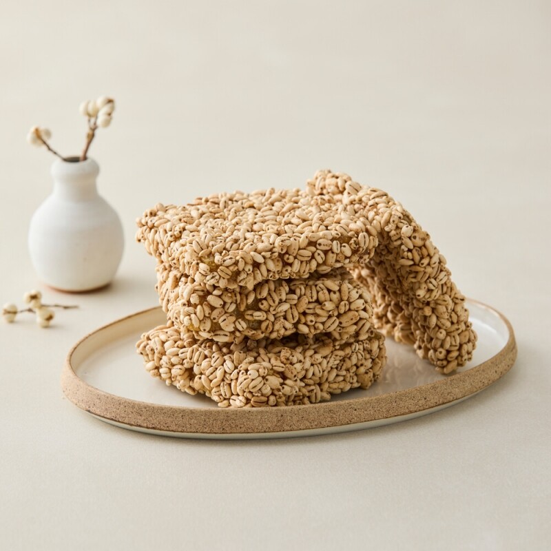 사임당에프앤비,강릉은정한과 보리과줄 1kg(500gX2봉) (대용량 유과 답례품 명절 설날 추석 단체선물)