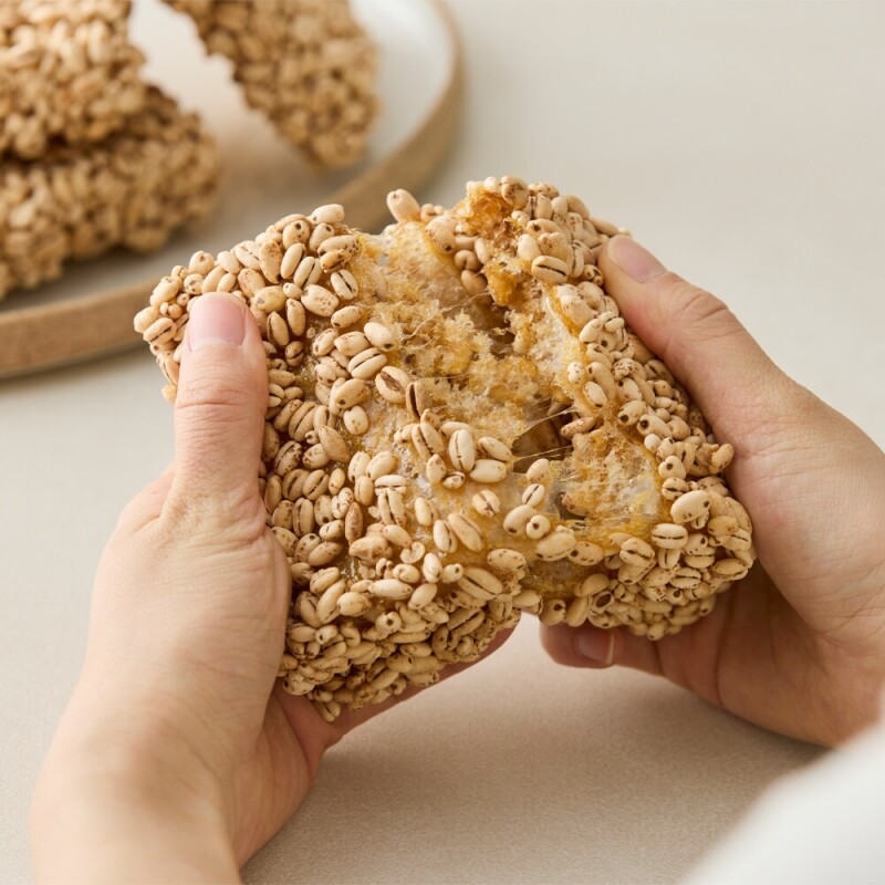 사임당에프앤비,강릉은정한과 보리과줄 1kg(500gX2봉) (대용량 유과 답례품 명절 설날 추석 단체선물)