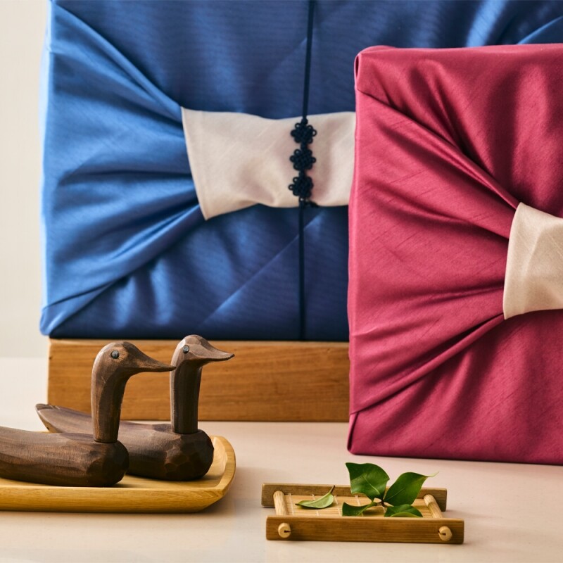 사임당에프앤비,강릉은정한과 상견례 청연화(조청1단,유과2단) 2세트 기획선물 부모님 명절 유과 전통 조청